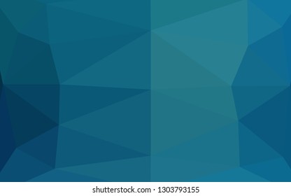 Light BLUE vector abstract polygonal cover. A completely new color illustration in a vague style. Brand new design for your business.