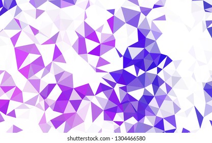 Light BLUE vector abstract polygonal template. Colorful illustration in polygonal style with gradient. Textured pattern for your backgrounds.