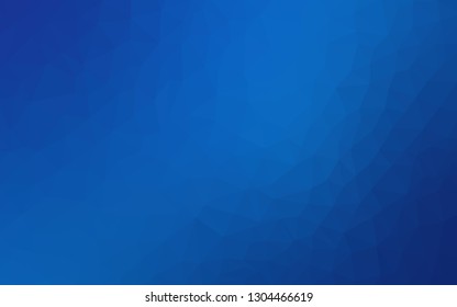 Light BLUE vector abstract polygonal template. Shining polygonal illustration, which consist of triangles. New template for your brand book.