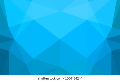 Light BLUE vector abstract polygonal cover. Shining colored illustration in a Brand new style. Brand new design for your business.