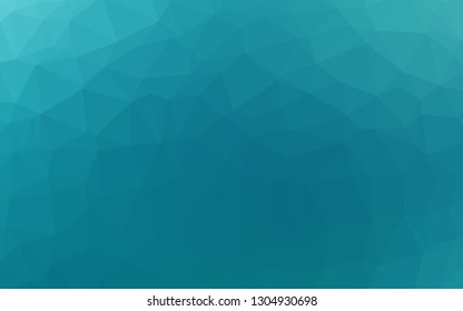 Light BLUE vector abstract polygonal layout. Triangular geometric sample with gradient.  Brand new style for your business design.