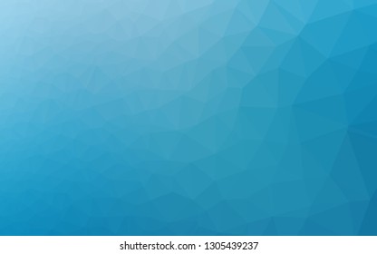 Light BLUE vector abstract polygonal cover. Colorful abstract illustration with gradient. The best triangular design for your business.