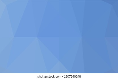 Light BLUE vector abstract polygonal cover. A completely new color illustration in a vague style. The textured pattern can be used for background.