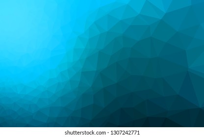 Light BLUE vector abstract polygonal cover. A vague abstract illustration with gradient. Brand new design for your business.