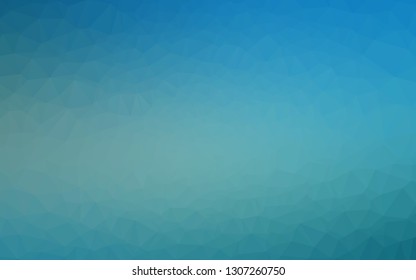 Light BLUE vector abstract polygonal texture. Colorful illustration in abstract style with gradient. The best triangular design for your business.