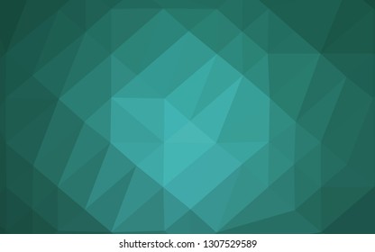 Light BLUE vector abstract polygonal layout. Brand new colorful illustration in with gradient. Brand new style for your business design.