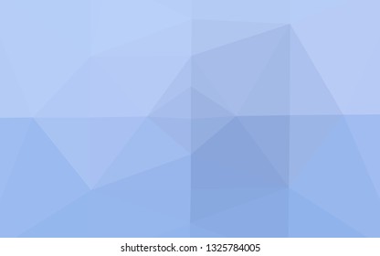 Light BLUE vector abstract polygonal layout. Triangular geometric sample with gradient.  Textured pattern for background.