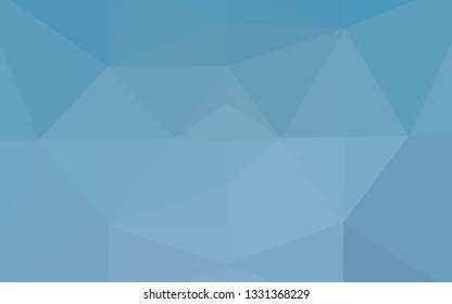 Light BLUE vector abstract polygonal cover. Triangular geometric sample with gradient.  Textured pattern for background.