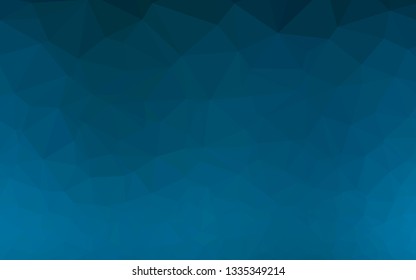 Light BLUE vector abstract polygonal texture. Brand new colorful illustration in with gradient. Completely new template for your business design.