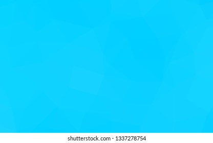 Light BLUE vector abstract polygonal layout. Geometric illustration in Origami style with gradient. Completely new template for your business design.