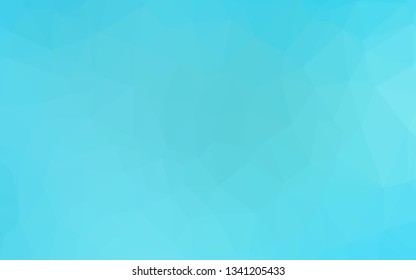 Light BLUE vector abstract polygonal layout. Colorful illustration in Origami style with gradient.  Template for a cell phone background.