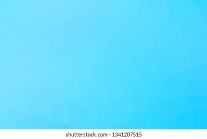 Light BLUE vector abstract polygonal cover. Modern geometrical abstract illustration with gradient. Elegant pattern for a brand book.