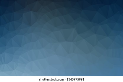 Light BLUE vector abstract polygonal cover. Modern geometrical abstract illustration with gradient. Template for your brand book.