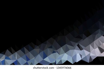 Light BLUE vector abstract polygonal texture. An elegant bright illustration with gradient. Completely new template for your business design.