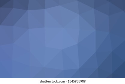 Light BLUE vector abstract polygonal layout. An elegant bright illustration with gradient. Completely new template for your business design.