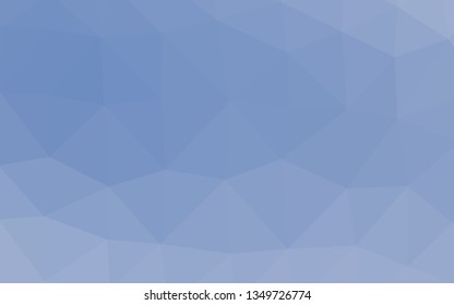 Light BLUE vector abstract polygonal cover. Colorful illustration in Origami style with gradient.  Completely new design for your business.