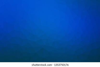 Light BLUE vector abstract polygonal template. A sample with polygonal shapes. Polygonal design for your web site.