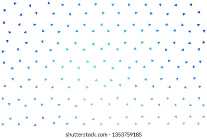 Light BLUE vector  abstract polygonal background. Shining colorful illustration with triangles. Brand new style for your business design.