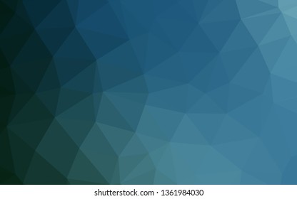Light BLUE vector abstract polygonal texture. Colorful abstract illustration with gradient. Brand new style for your business design.