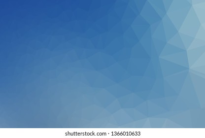 Light BLUE vector abstract polygonal layout. Shining colored illustration in a Brand new style. Brand new style for your business design.