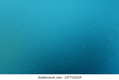 Light BLUE vector abstract polygonal cover. Geometric illustration in Origami style with gradient. New texture for your design.