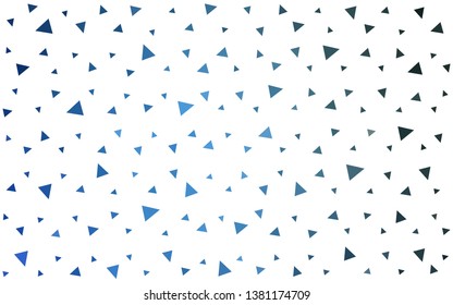Light BLUE vector  abstract polygonal template. A completely new color illustration in a polygonal style. Completely new template for your banner.