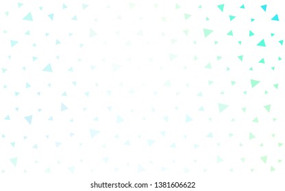 Light BLUE vector  abstract polygonal template. A sample with polygonal shapes. A completely new design for your leaflet.