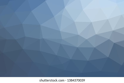 Light BLUE vector abstract polygonal texture. Shining colored illustration in a Brand new style. The best triangular design for your business.