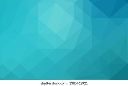 Light BLUE vector abstract polygonal cover. A vague abstract illustration with gradient. Brand new style for your business design.