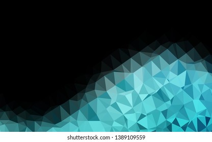 Light BLUE vector abstract polygonal layout. Shining colored illustration in a Brand new style. New texture for your design.