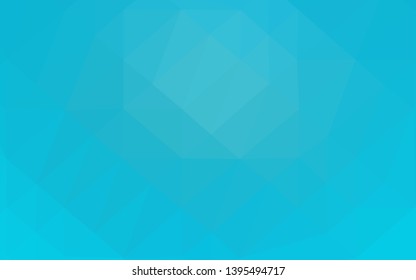 Light BLUE vector abstract polygonal layout. Shining colored illustration in a Brand new style. Elegant pattern for a brand book.