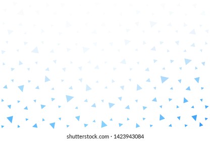 Light BLUE vector  abstract polygonal pattern. Colorful illustration in polygonal style with gradient. A new texture for your web site.