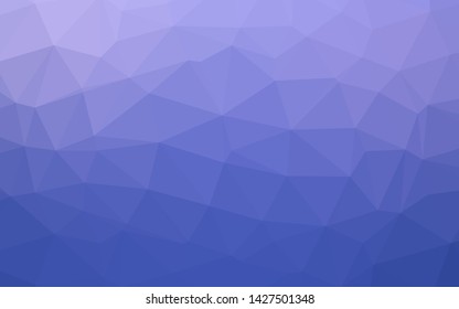 Light BLUE vector abstract polygonal layout. Triangular geometric sample with gradient.  Brand new style for your business design.
