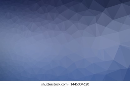 Light BLUE vector abstract polygonal texture. Colorful abstract illustration with gradient. Polygonal design for your web site.