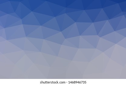 Light BLUE vector abstract polygonal cover. Colorful abstract illustration with gradient. Brand new style for your business design.