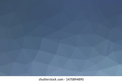 Light BLUE vector abstract polygonal layout. Shining illustration, which consist of triangles. Completely new template for your business design.