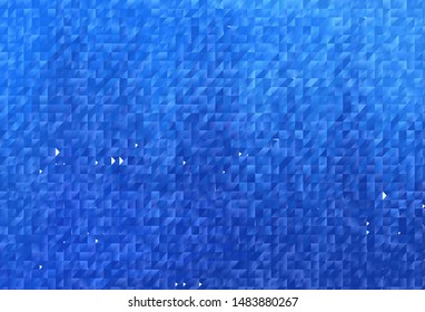 Light BLUE vector abstract polygonal template. Elegant bright polygonal illustration with gradient. Polygonal design for your web site.