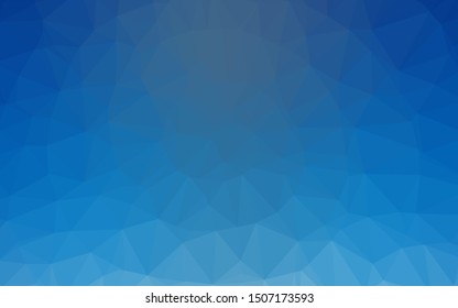 Light BLUE vector abstract polygonal texture. Brand new colorful illustration in with gradient. Brand new design for your business.