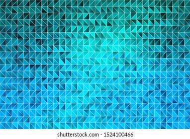 Light BLUE vector abstract polygonal pattern. Creative illustration in halftone style with triangles. A new texture for your web site.