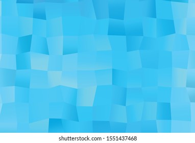 Light BLUE vector abstract polygonal layout. Colorful illustration in abstract style with gradient. The best triangular design for your business.