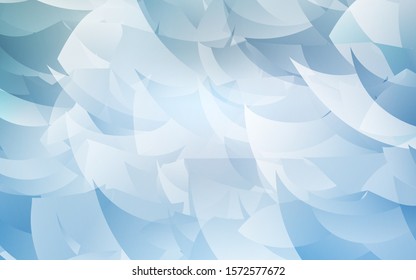 Light BLUE vector abstract polygonal background. Creative geometric illustration in Origami style with gradient. Textured pattern for your backgrounds.