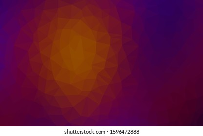 Light BLUE vector abstract polygonal background. Shining polygonal illustration, which consist of triangles. Brand new style for your business design.
