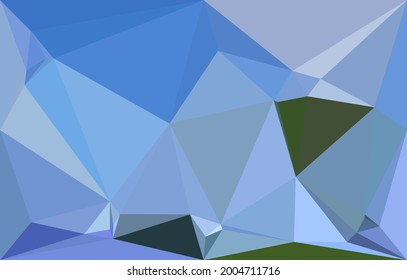Light BLUE vector abstract polygonal layout. An elegant bright illustration with gradient. Triangular pattern for your business design