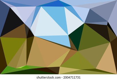 Diseño poligonal abstracto del vector BLUE claro. Una elegante ilustración brillante con gradiente. Patrón triangular para el diseño de su negocio