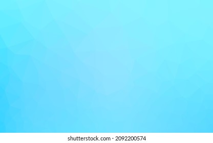 Light BLUE vector abstract polygonal cover. Shining colored illustration in a Brand new style. Completely new template for your business design.