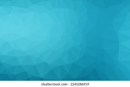 Light BLUE vector abstract polygonal texture. Triangular geometric sample with gradient.  Template for a cell phone background.