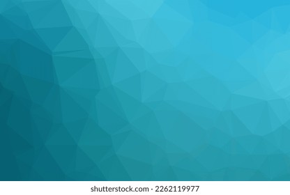Light BLUE vector abstract polygonal cover. Glitter abstract illustration with an elegant design. Brand new style for your business design.