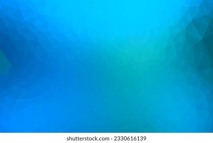 Light BLUE vector abstract polygonal layout. A vague abstract illustration with gradient. Textured pattern for background.