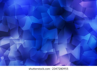 Light BLUE vector abstract polygonal template. Colorful illustration in abstract style with triangles. A new texture for your web site.