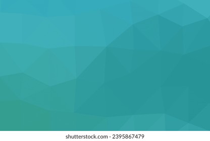 Light BLUE vector abstract polygonal cover. Glitter abstract illustration with an elegant design. Polygonal design for your web site.